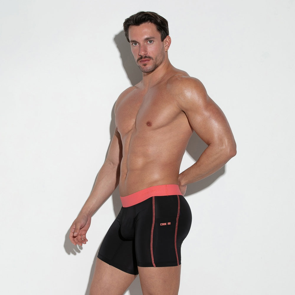 collants de compression d'entraînement noirs