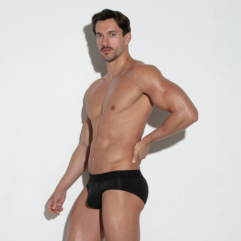 Core microfibre brief black
