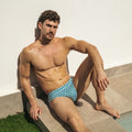 Slip de bain Combarro bleu