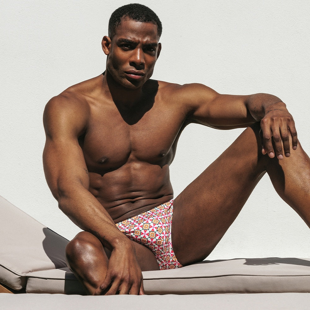 Mojácar swim brief orange