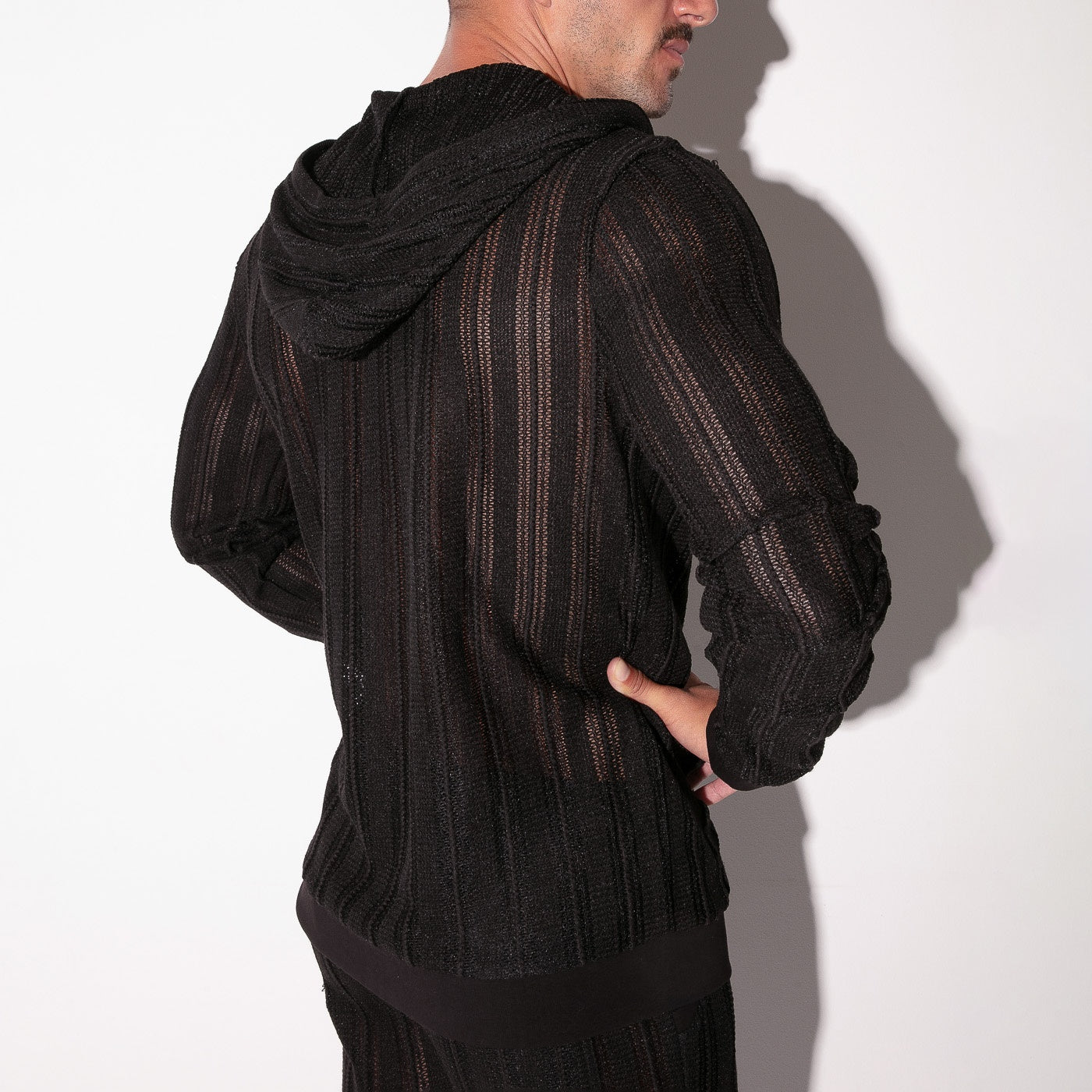 Oasis openwork hoodie