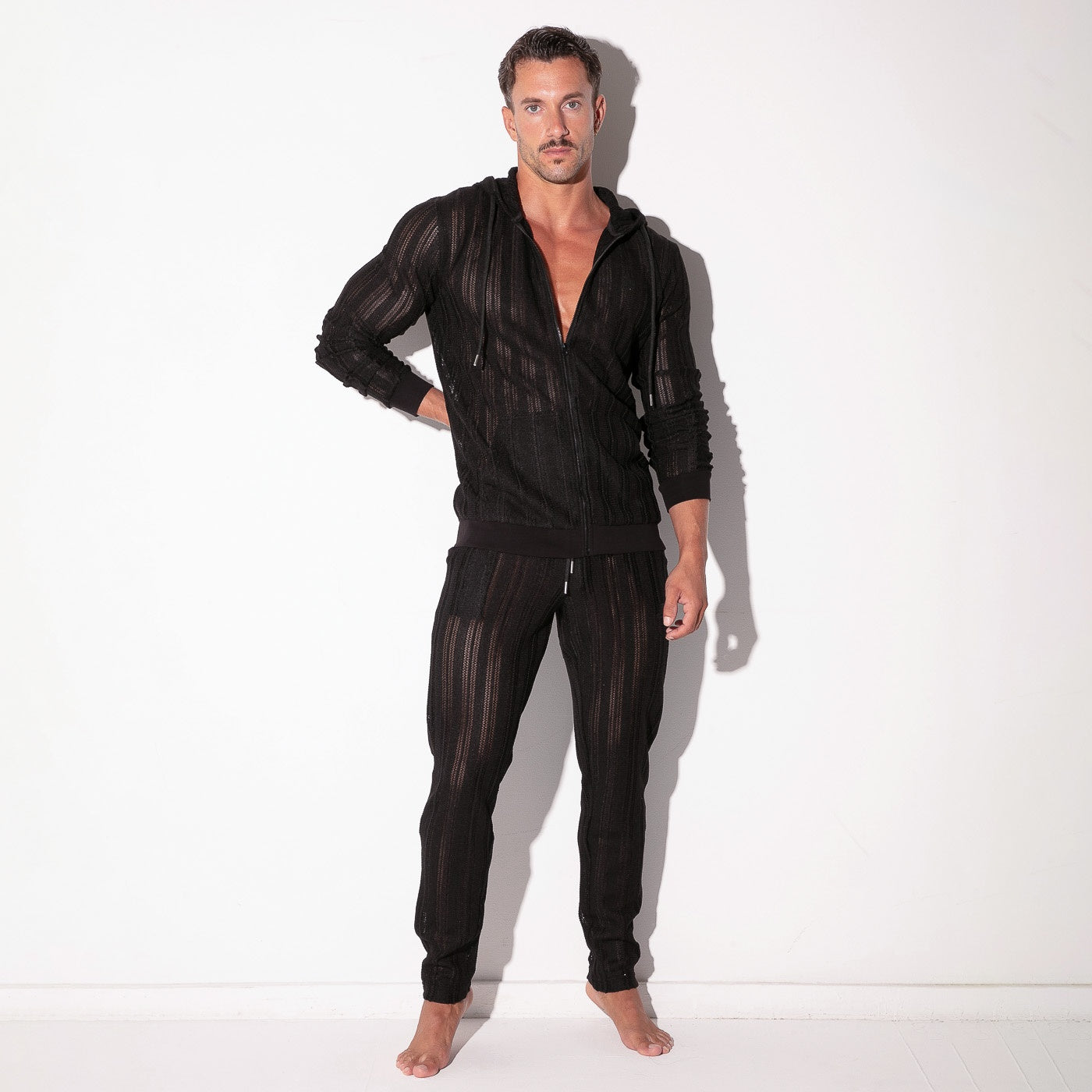 Oasis openwork hoodie