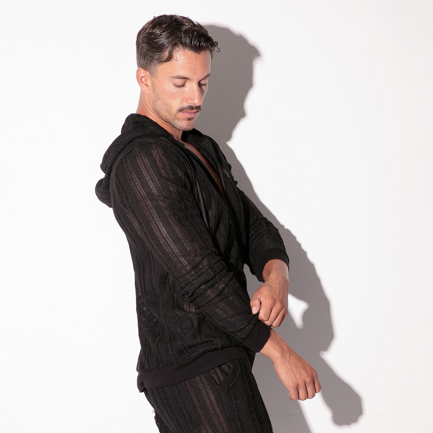 Oasis openwork hoodie