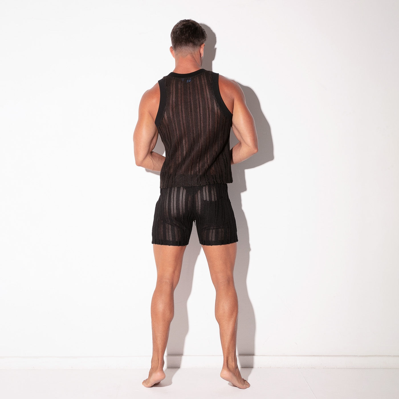 Oasis openwork tank top black