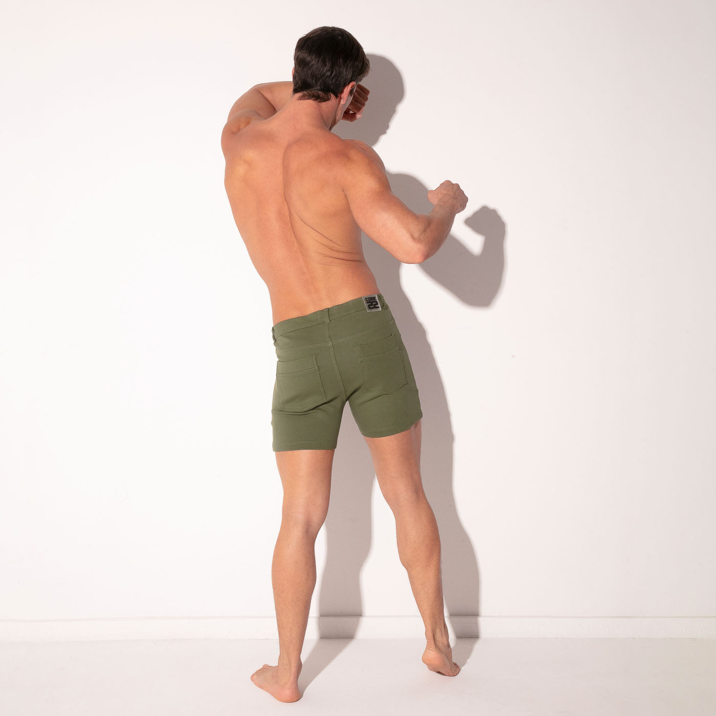 ICONIC 5 POCKET SHORT KHAKI