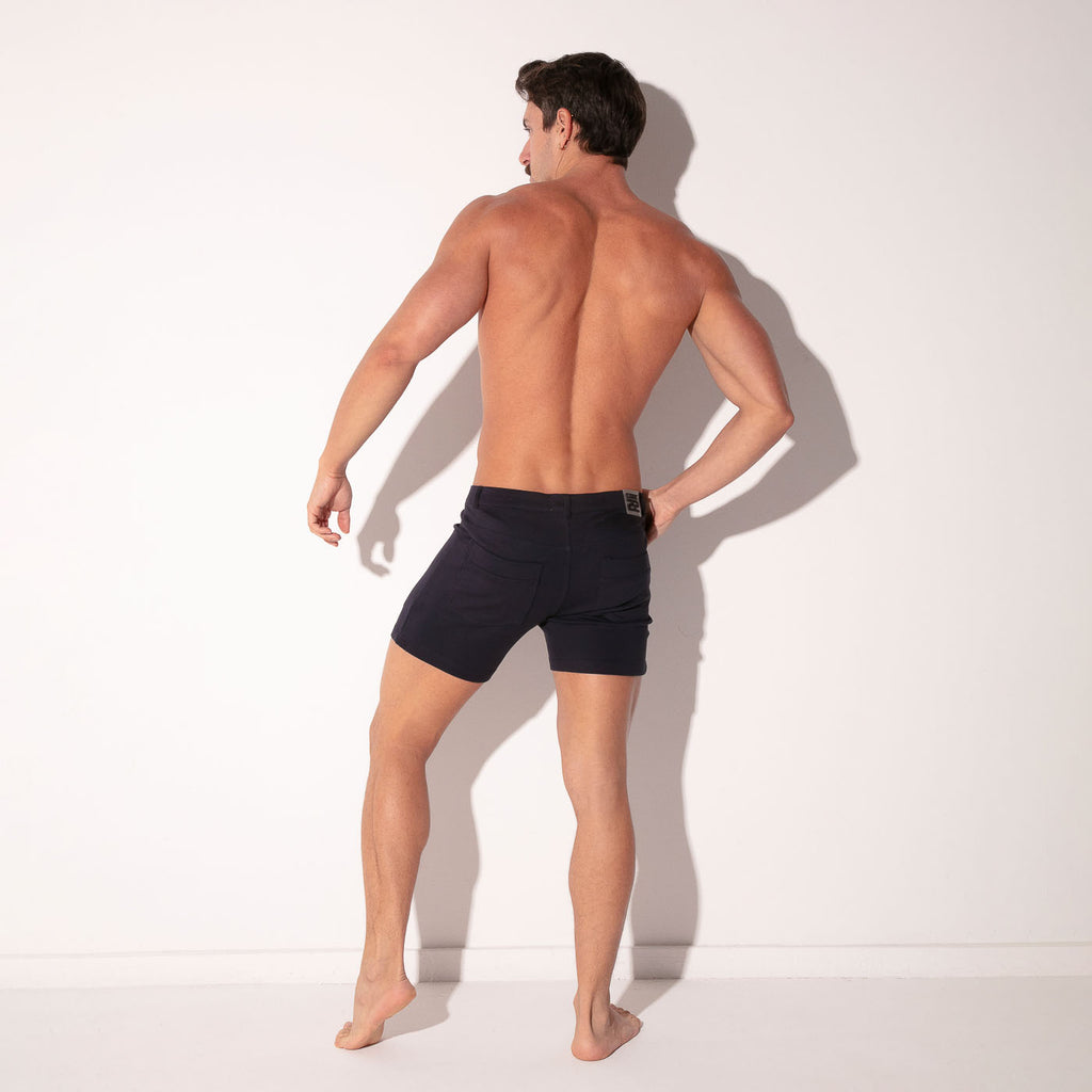 ICONIC 5 POCKET SHORT NAVY