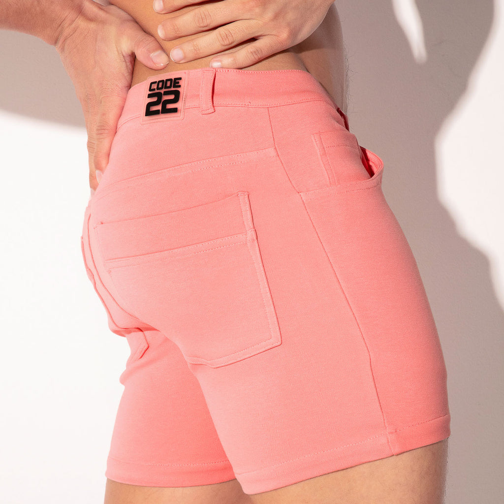 ICONIC 5 POCKET SHORT PINK