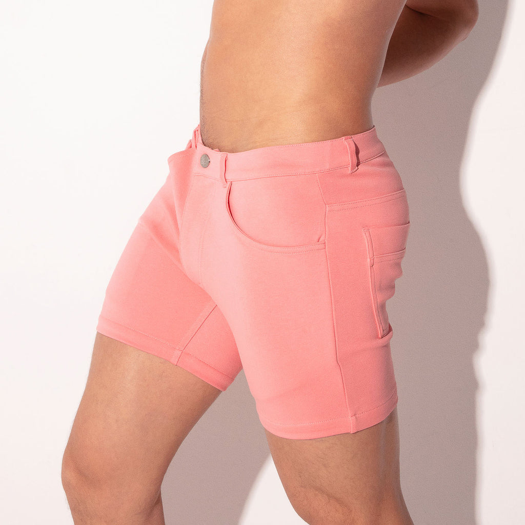 ICONIC 5 POCKET SHORT PINK