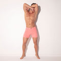 Short iconic ajustado élastico rosa