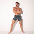 Short iconic ajustado élastico estampado