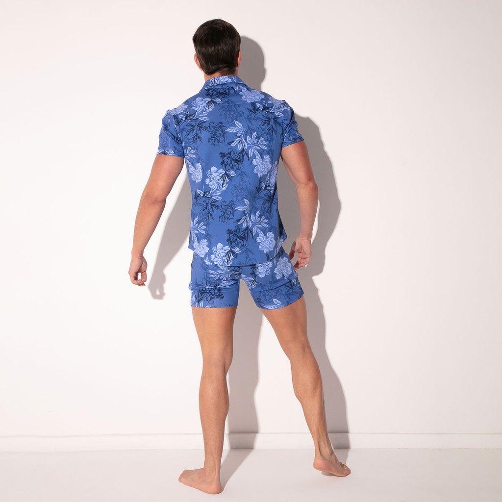 Camisa Iconic slim fit azul