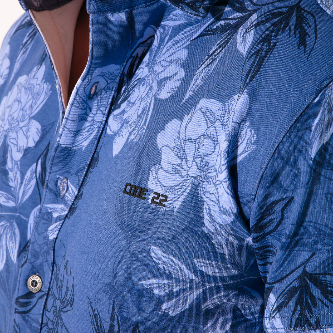Camisa Iconic slim fit azul