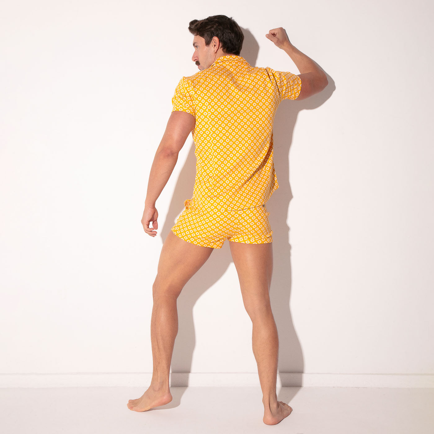 SLIM FIT SHIRT MUSTARD