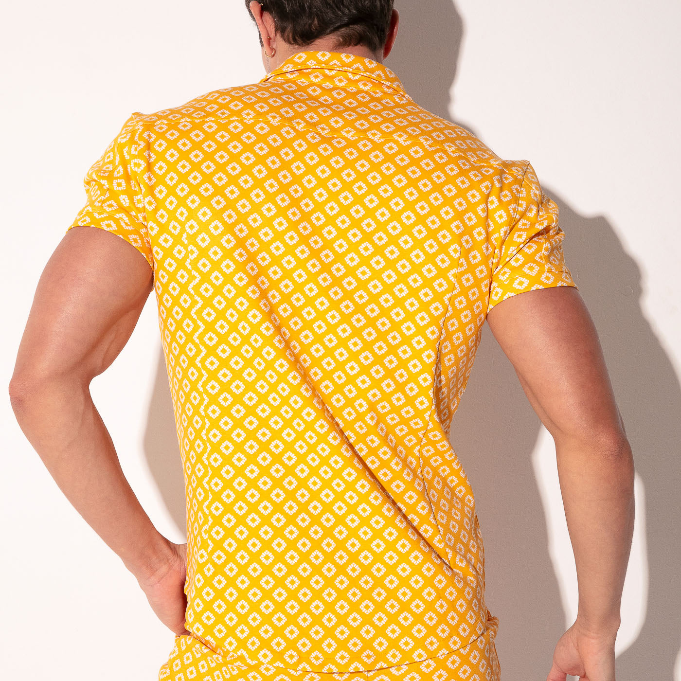 SLIM FIT SHIRT MUSTARD