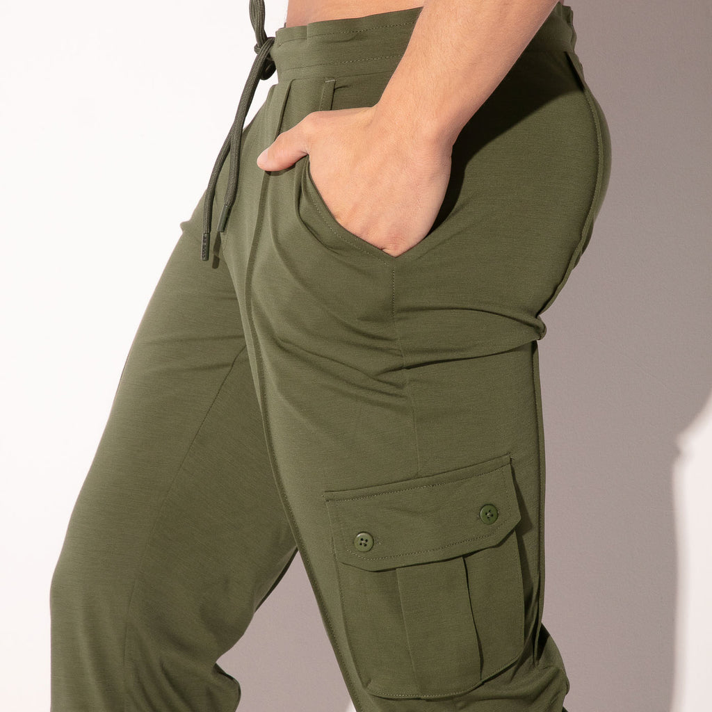SILKEN PANT KHAKI