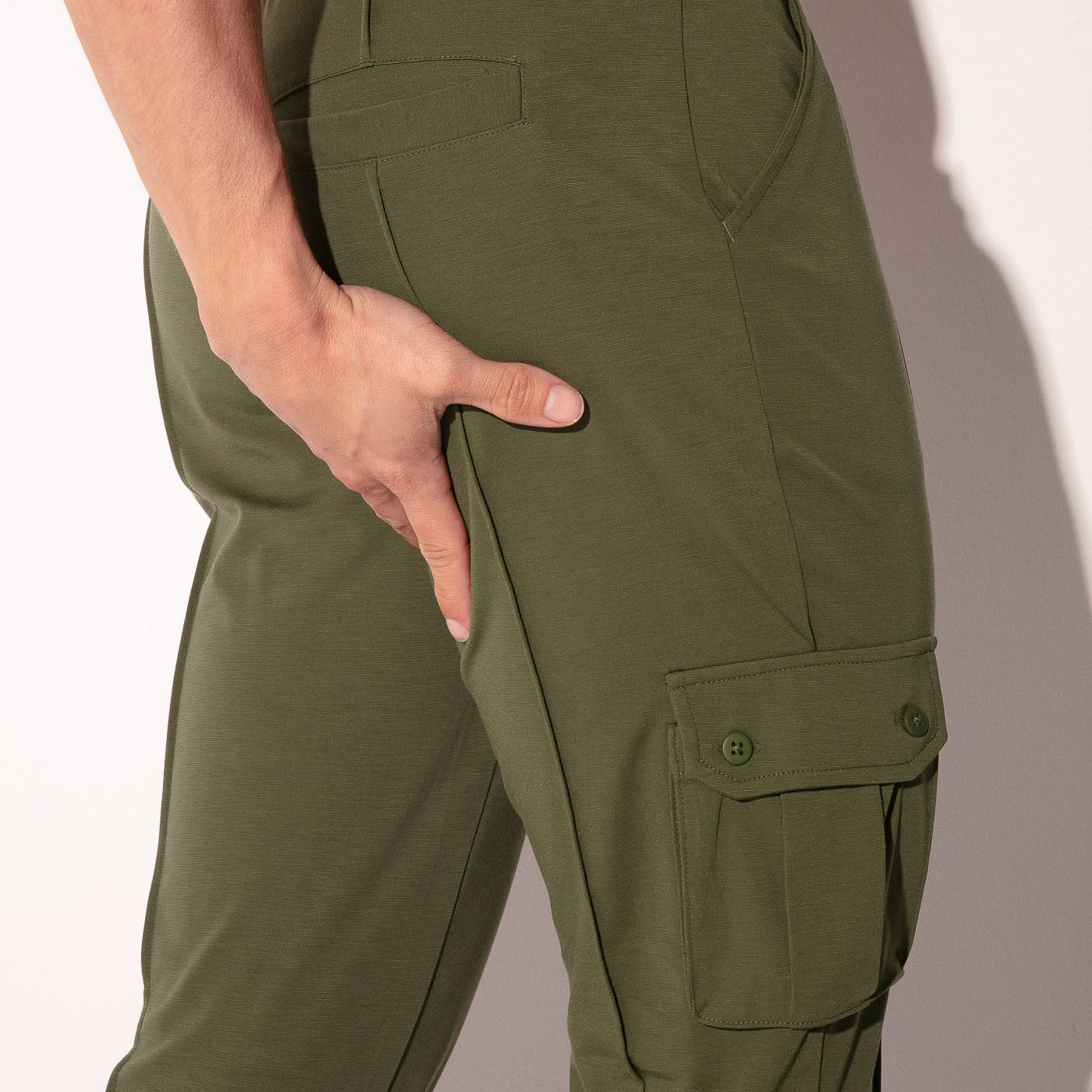 SILKEN PANT KHAKI