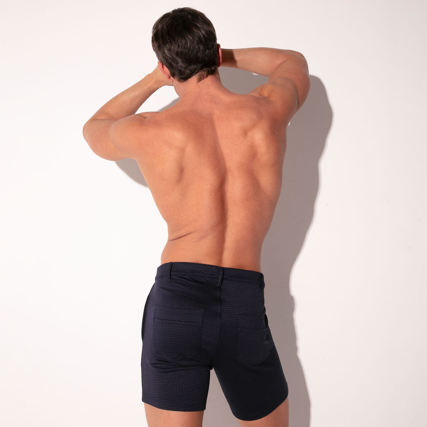 Short medley azul marino