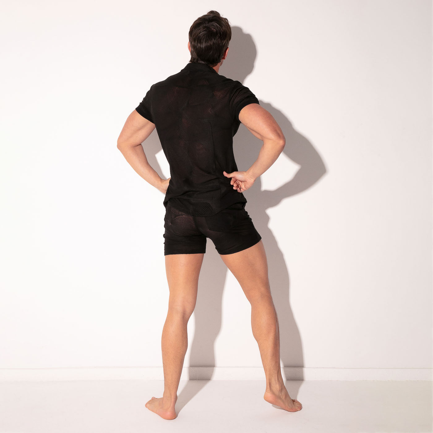 ECLIPSE EMBROIDERED SHIRT BLACK