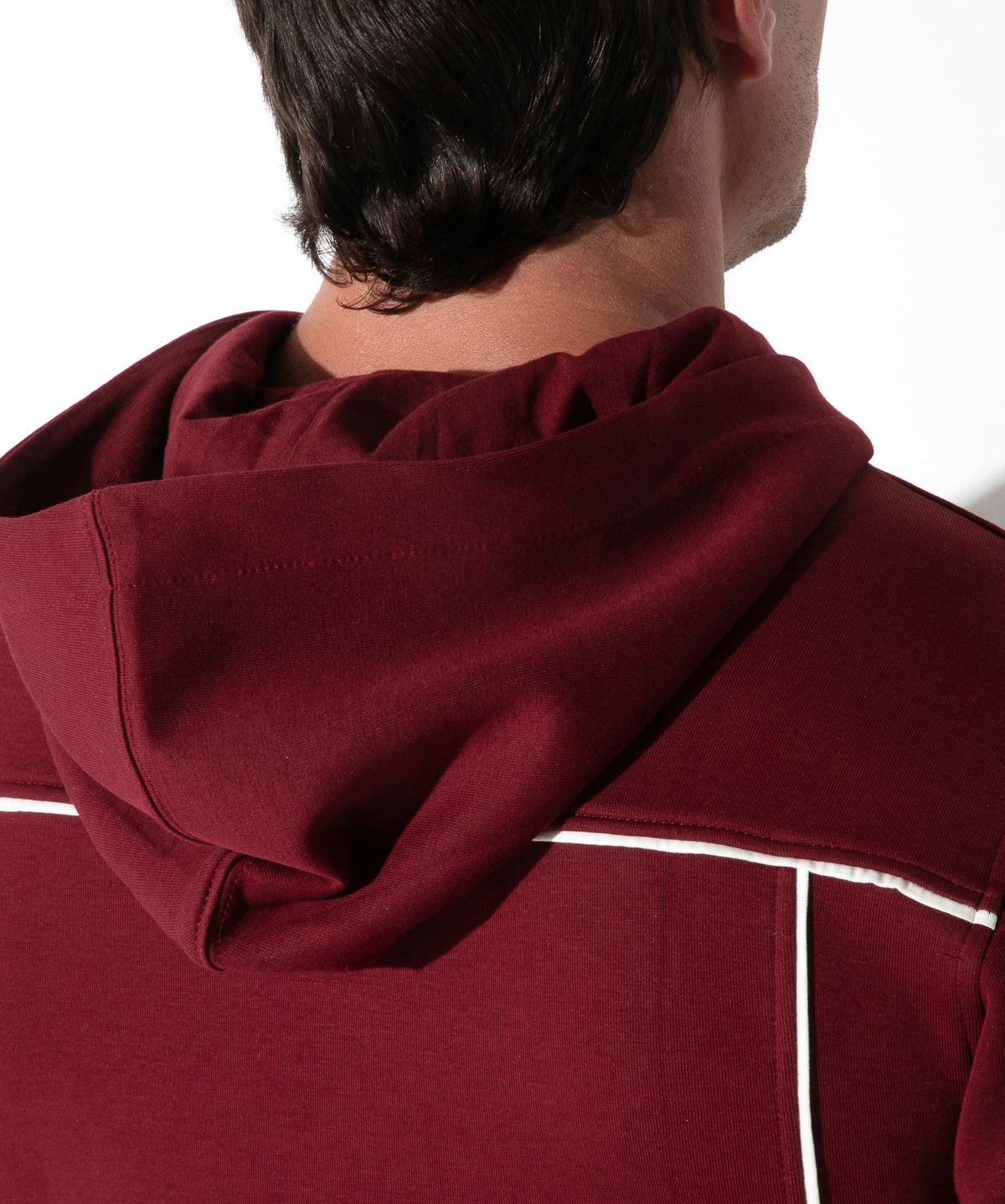 lounge hoodie maroon