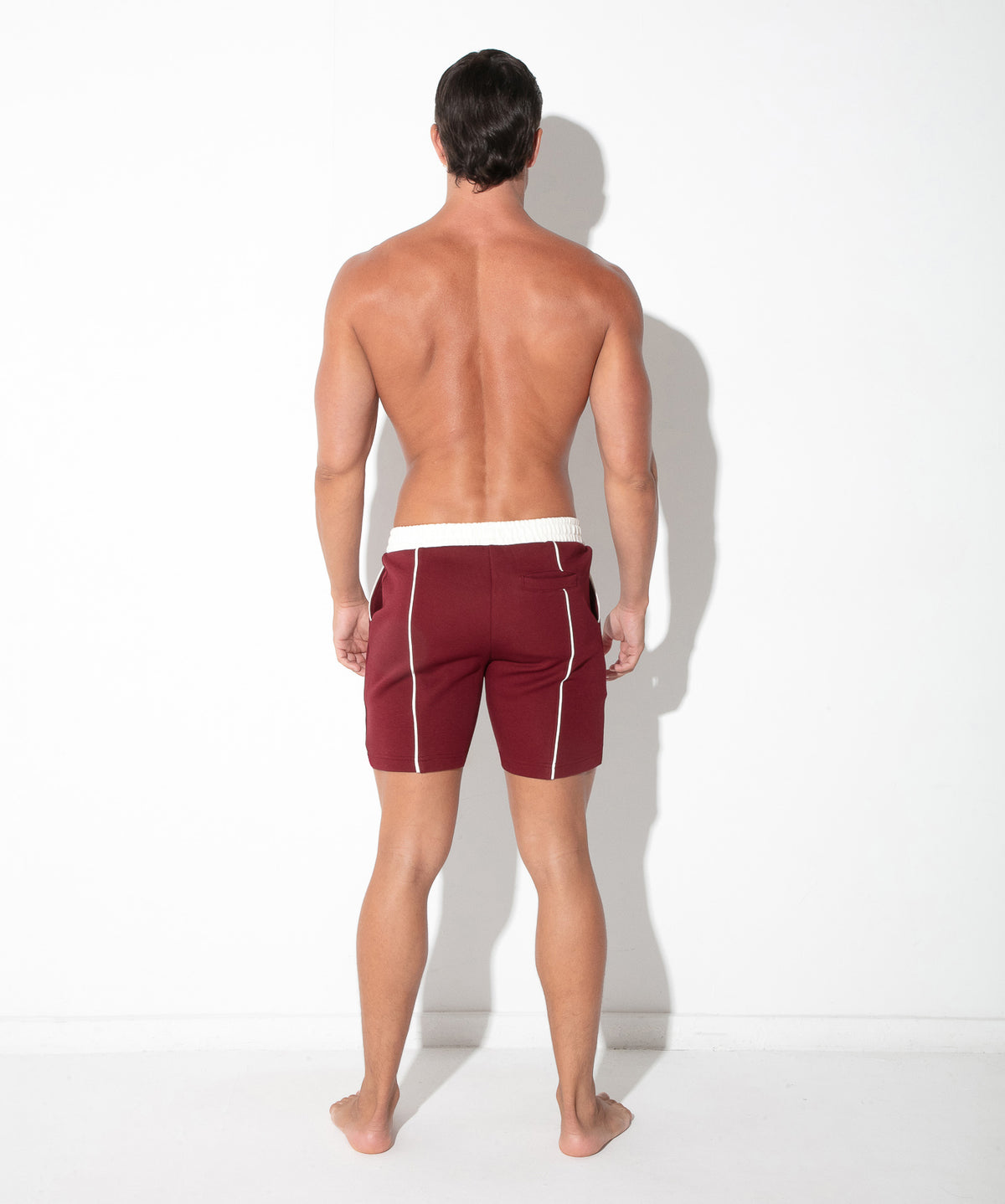 lounge short maroon