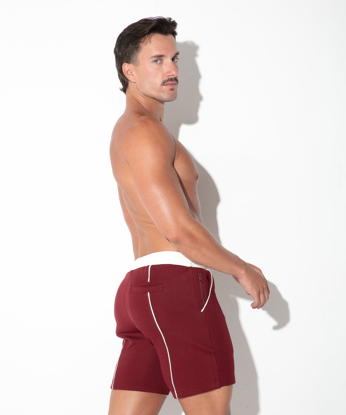 lounge short maroon
